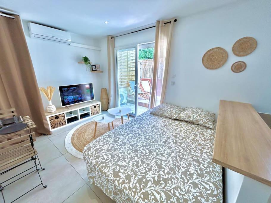 Studio Cosy Proche Plage, Parking Gratuit 주앙레핑 외부 사진